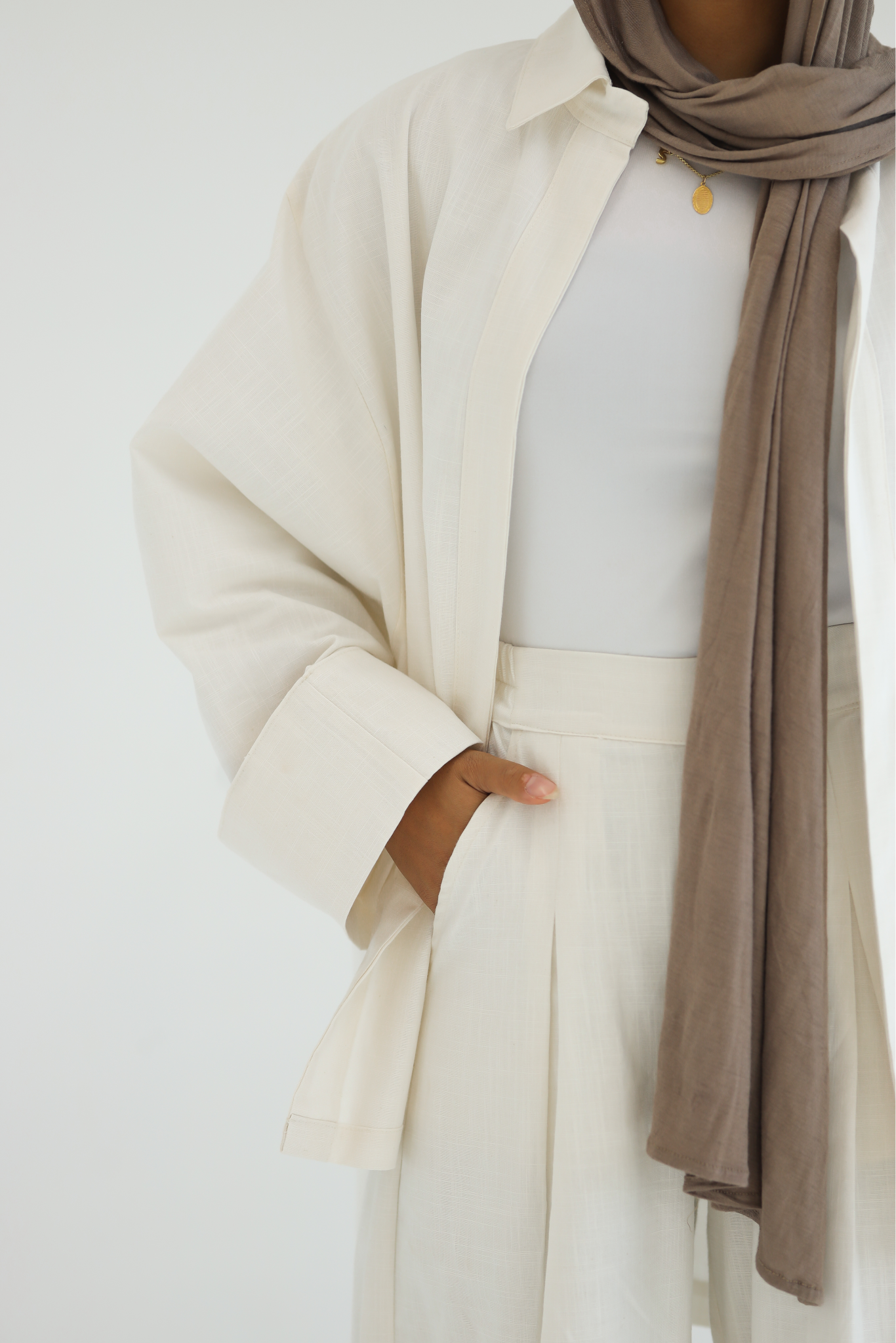 Linen Shirt without Buttons