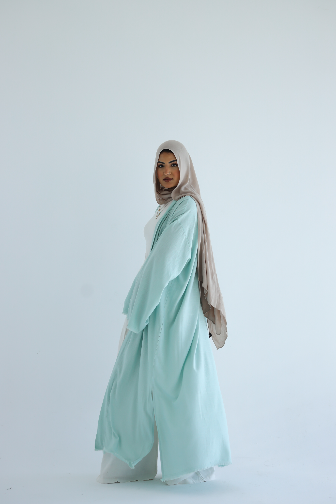 Farha Kimono in Mint (فرحة)