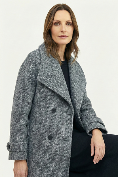 Winter Gray Lined Coat