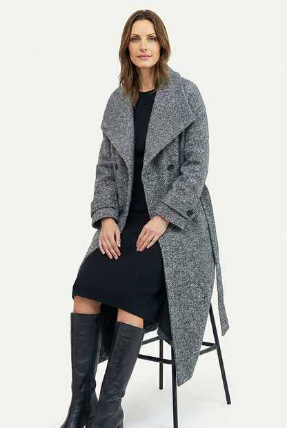 Winter Gray Lined Coat