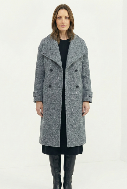 Winter Gray Lined Coat