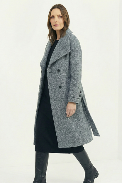 Winter Gray Lined Coat