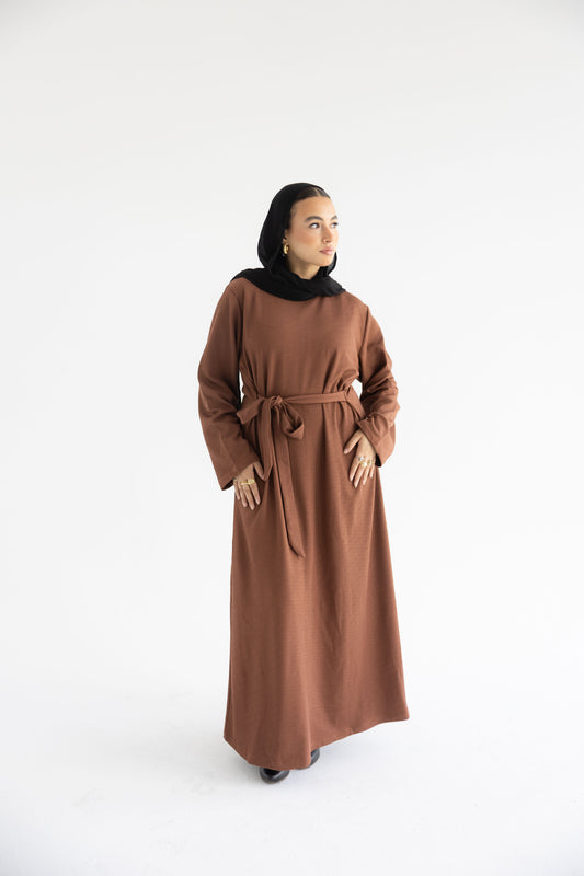 Satr Dress in Camel (سَّتر)
