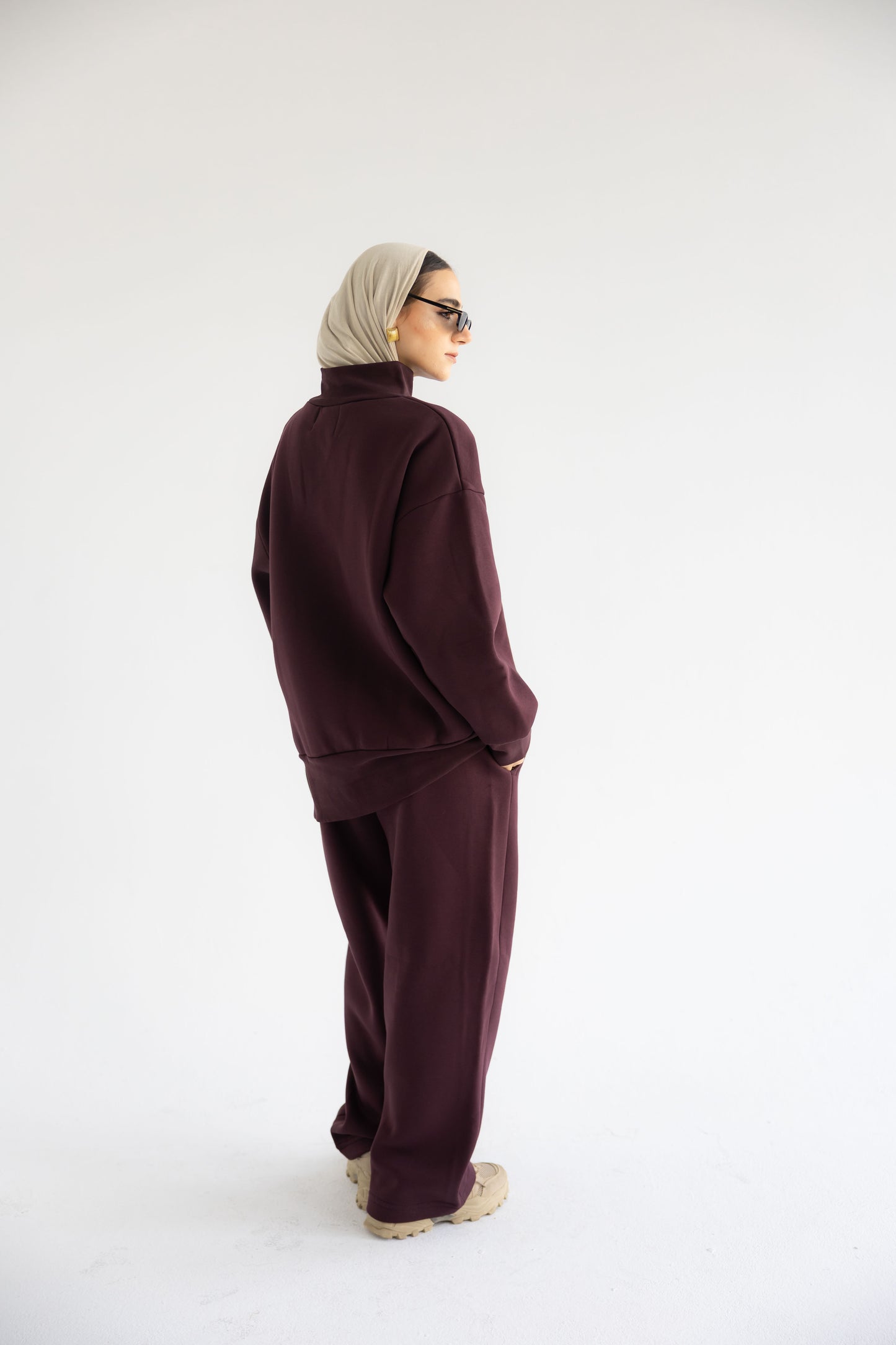 Winter Tracksuit in Plum