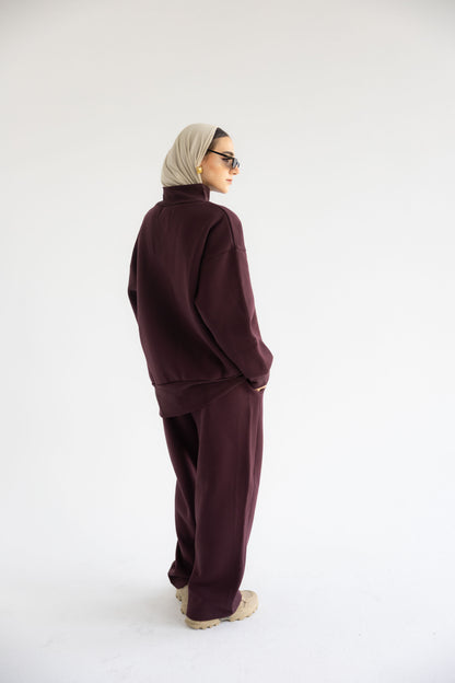 Winter Tracksuit in Plum