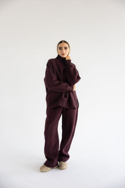 Winter Tracksuit in Plum