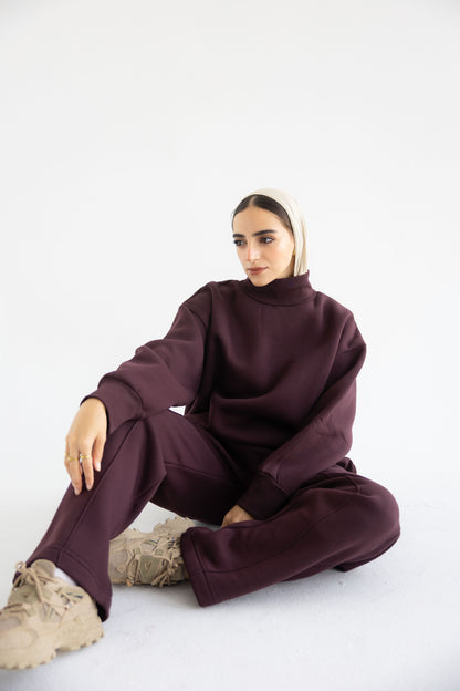 Winter Tracksuit in Plum