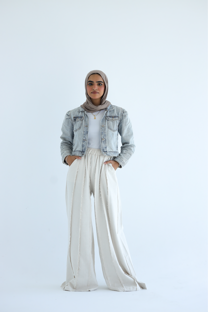 Unfinished Linen Pants