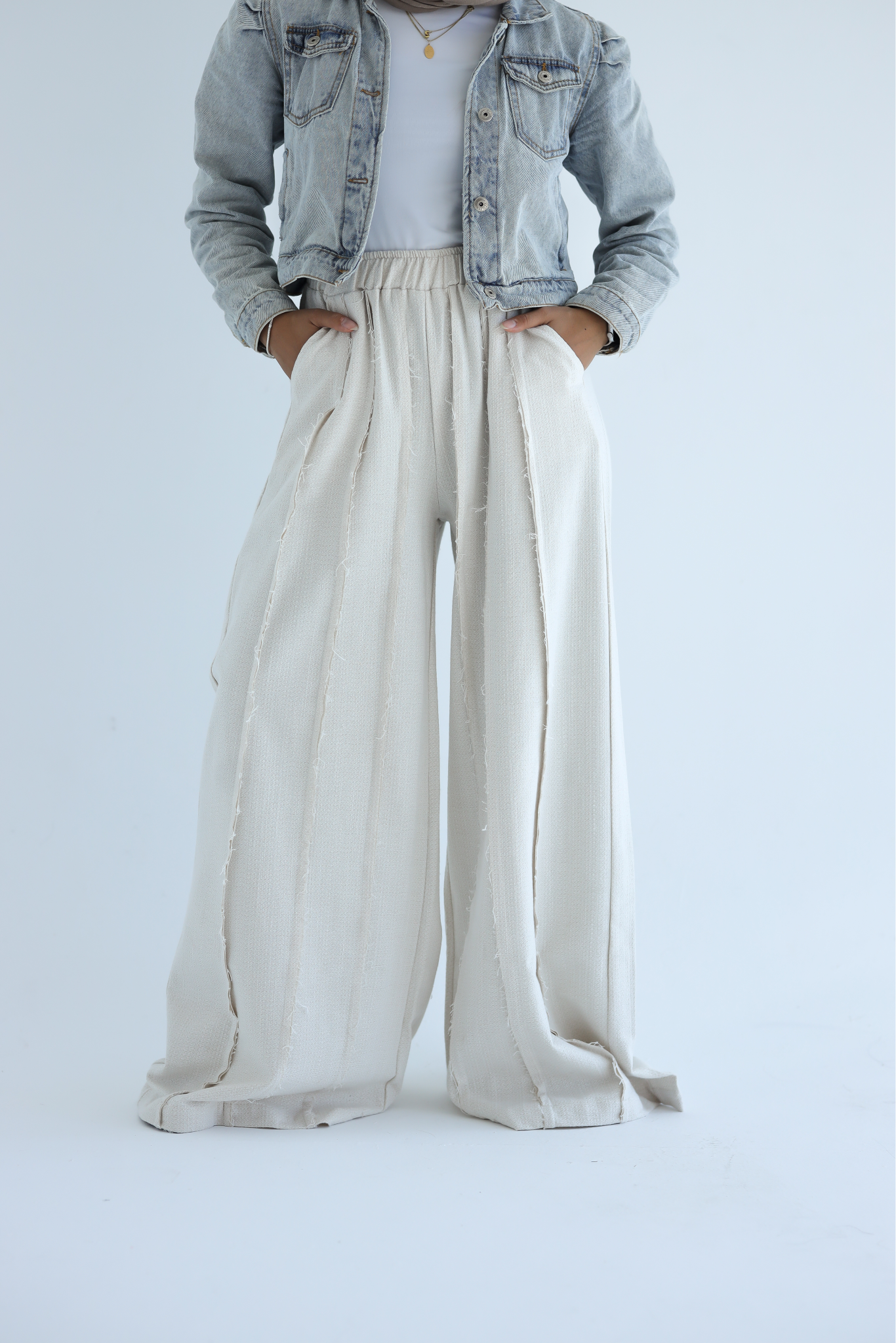 Unfinished Linen Pants