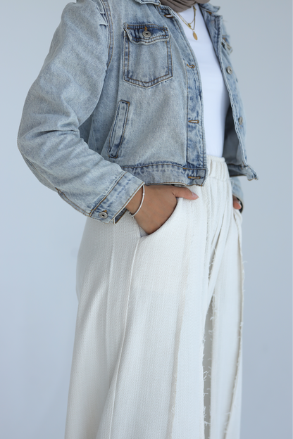Unfinished Linen Pants